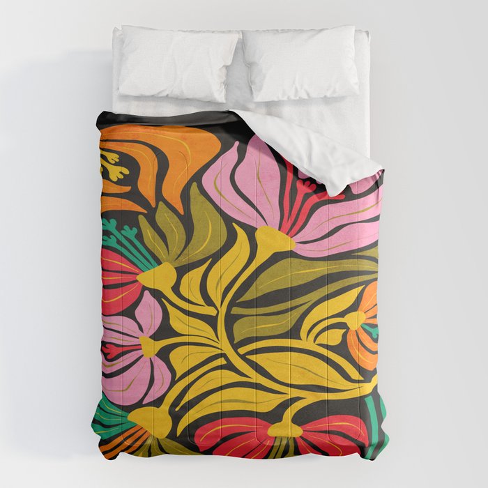 Night Flowers: Fleurs de Nuit | Matisse Edition Comforter Gallery Image 1