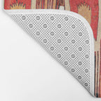 Keles  Antique Balikesir Turkish Kilim Print Bath Mat Gallery Image 2