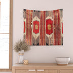 Keles  Antique Balikesir Turkish Kilim Print Wall Tapestry Gallery Image 2
