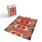 Keles  Antique Balikesir Turkish Kilim Print Jigsaw Puzzle Gallery Image 2