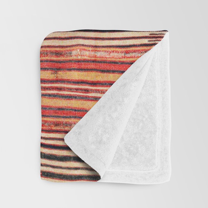 Keles  Antique Balikesir Turkish Kilim Print Throw Blanket Gallery Image 3