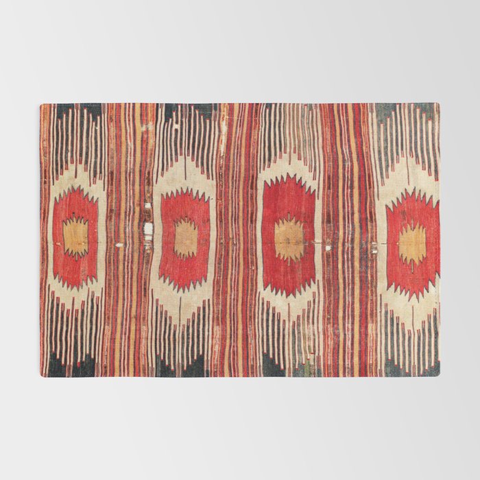 Keles  Antique Balikesir Turkish Kilim Print Rug Gallery Image 2