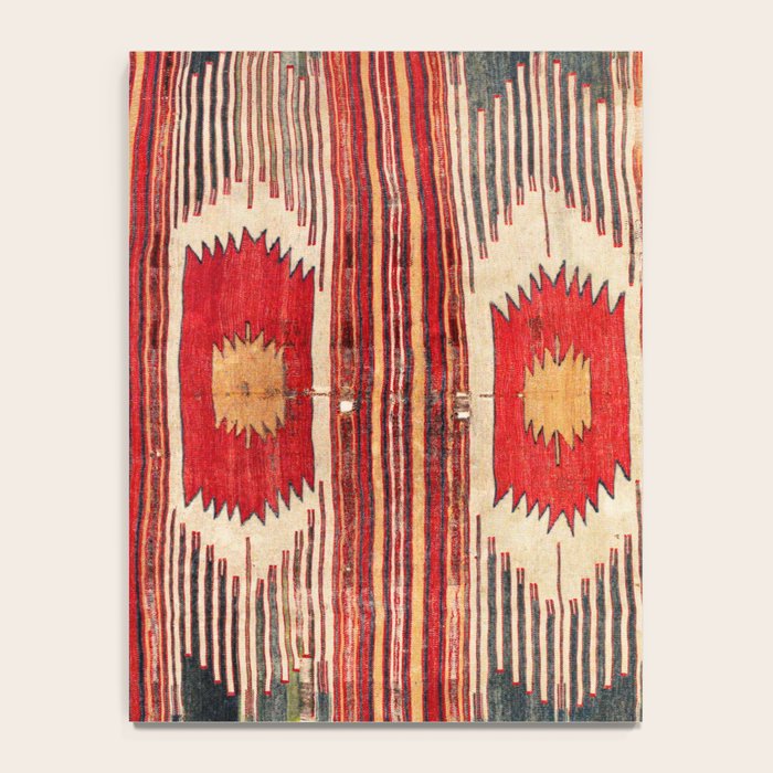 Keles  Antique Balikesir Turkish Kilim Print Notebook Gallery Image 4