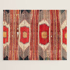 Keles  Antique Balikesir Turkish Kilim Print Jigsaw Puzzle Gallery Image 1