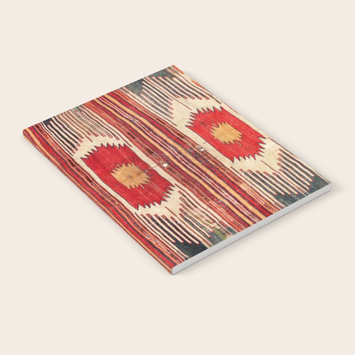 Keles  Antique Balikesir Turkish Kilim Print Notebook Gallery Image 2