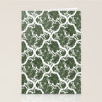 Green Petals Oasis Motif Stationery Card Gallery Image 2