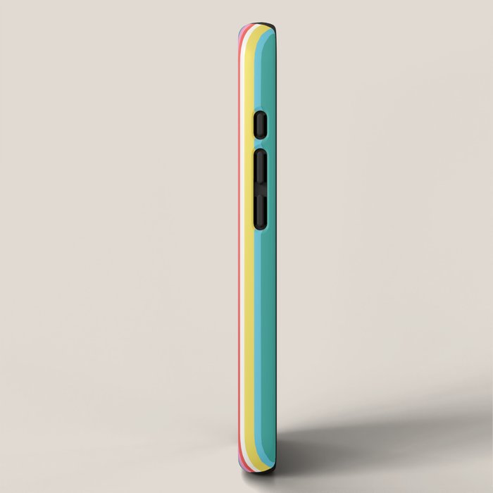 Classic Stripes II - 60s Candy Rainbow iPhone Case Gallery Image 2