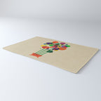 Happy flowers in the vase Rug Gallery Image 3