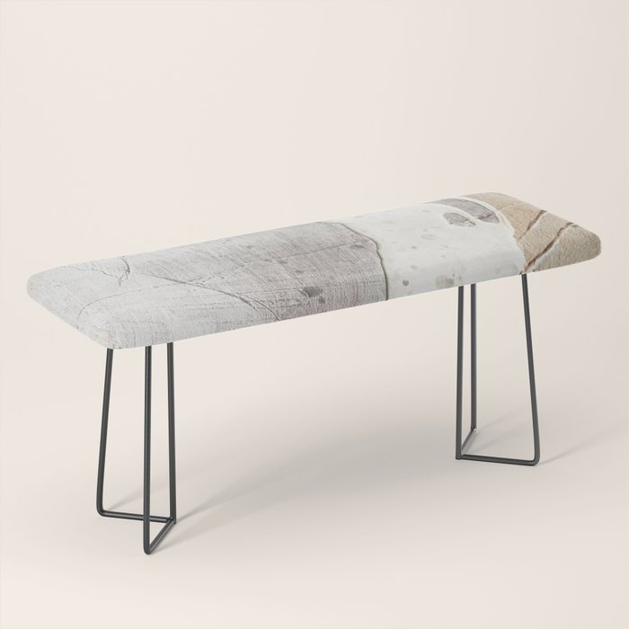 Feels: a neutral, textured, abstract piece in whites by Alyssa Hamilton Art Bench Gallery Image 1