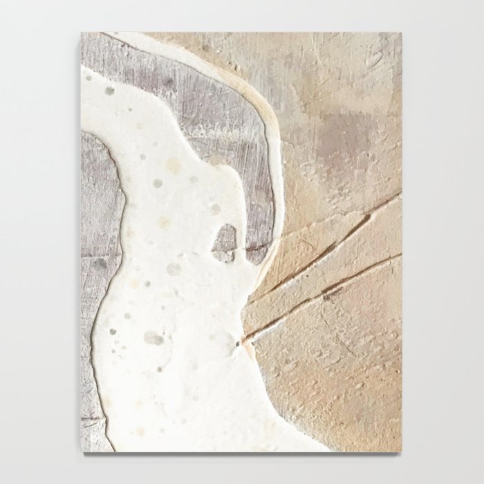 Feels: a neutral, textured, abstract piece in whites by Alyssa Hamilton Art Notebook Gallery Image 4