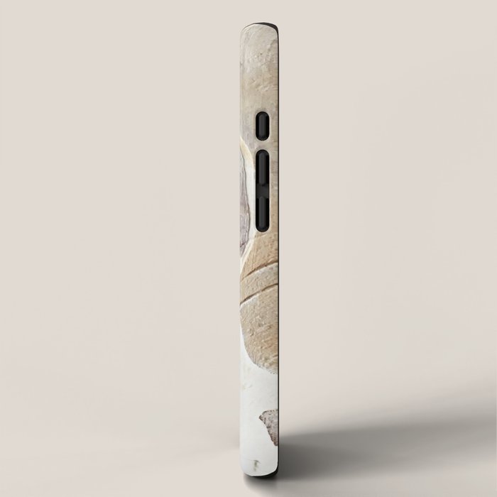 Feels: a neutral, textured, abstract piece in whites by Alyssa Hamilton Art iPhone Case Gallery Image 2