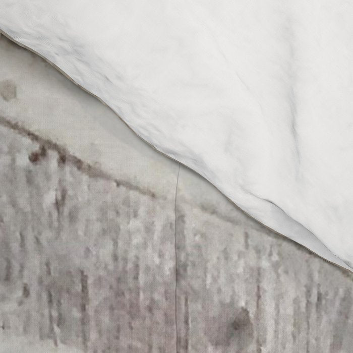 Feels: a neutral, textured, abstract piece in whites by Alyssa Hamilton Art Comforter Gallery Image 4