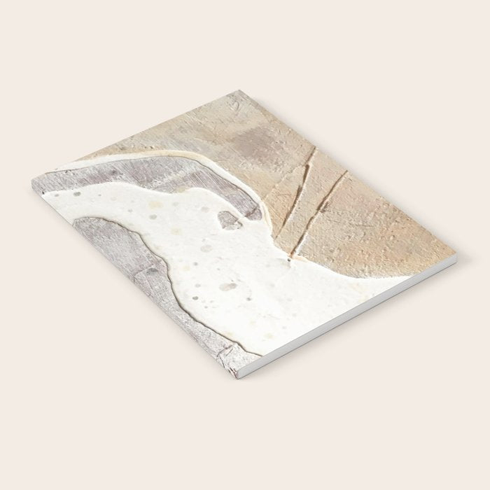 Feels: a neutral, textured, abstract piece in whites by Alyssa Hamilton Art Notebook Gallery Image 2