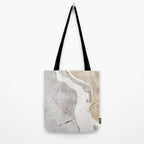 Feels: a neutral, textured, abstract piece in whites by Alyssa Hamilton Art Tote Bag Gallery Image 2