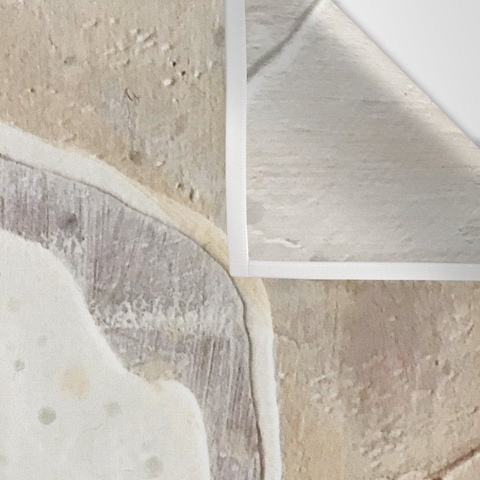Feels: a neutral, textured, abstract piece in whites by Alyssa Hamilton Art Wall Tapestry Gallery Image 3