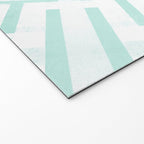 Mint Snowflake Mandala Welcome Mat Gallery Image 2
