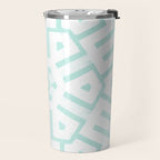Mint Snowflake Mandala Travel Mug Gallery Image 2
