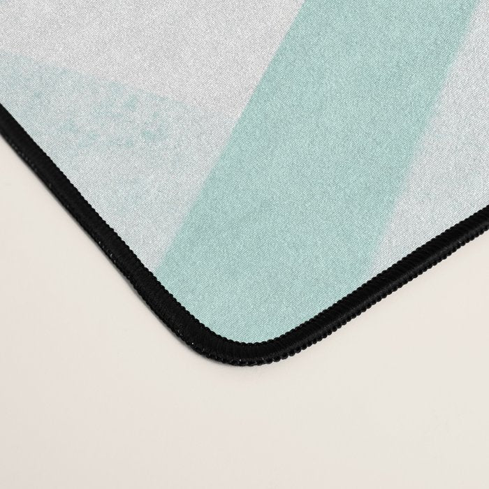 Mint Snowflake Mandala Desk Mat Gallery Image 4