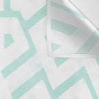 Mint Snowflake Mandala Wall Tapestry Gallery Image 3