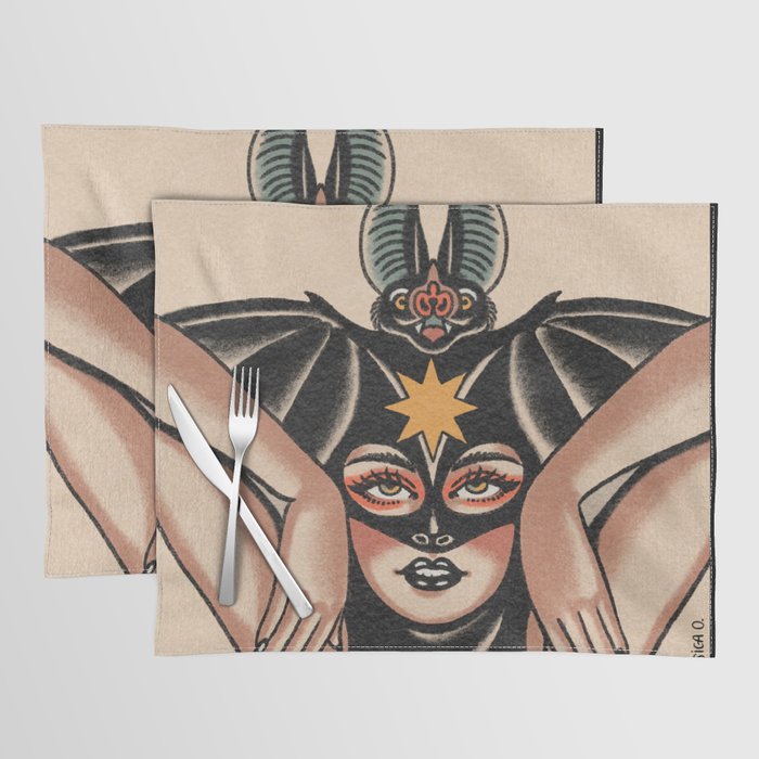 Batty Girl Placemat Gallery Image 1