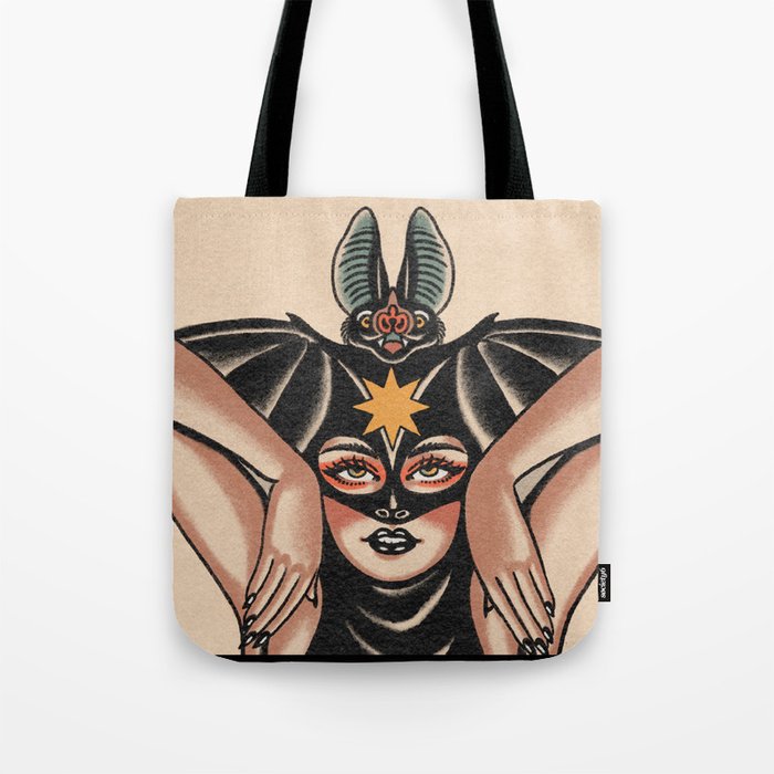 Batty Girl Tote Bag Gallery Image 1