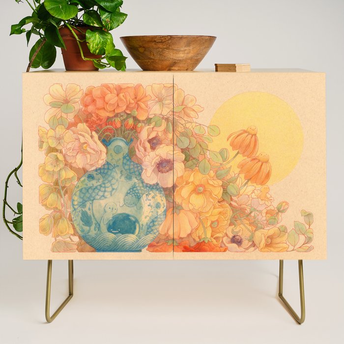 Soft Bloom Credenza Gallery Image 1