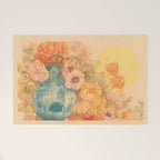 Soft Bloom Welcome Mat Gallery Image 1