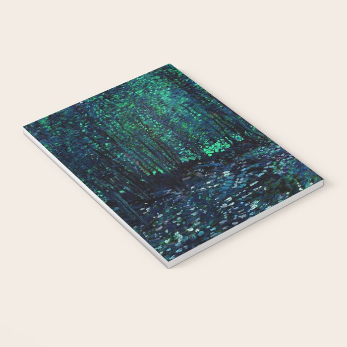 Vincent Van Gogh Trees & Underwood Teal Green Notebook Gallery Image 3
