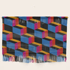 Cuboid Geometric Abstract Shapes Pattern XXII Wall Hanging Gallery Image 1