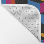 Cuboid Geometric Abstract Shapes Pattern XXII Bath Mat Gallery Image 2