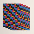 Cuboid Geometric Abstract Shapes Pattern XXII Wrapping Paper Gallery Image 3