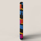 Cuboid Geometric Abstract Shapes Pattern XXII iPhone Case Gallery Image 2