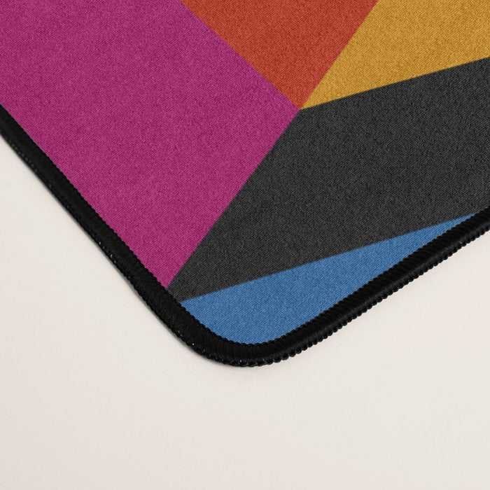Cuboid Geometric Abstract Shapes Pattern XXII Desk Mat Gallery Image 4
