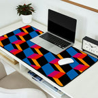 Cuboid Geometric Abstract Shapes Pattern XXII Desk Mat Gallery Image 2