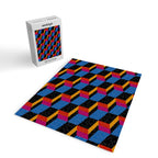 Cuboid Geometric Abstract Shapes Pattern XXII Jigsaw Puzzle Gallery Image 2