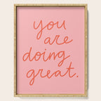 You Are Doing Great Serving Tray Gallery Image 1