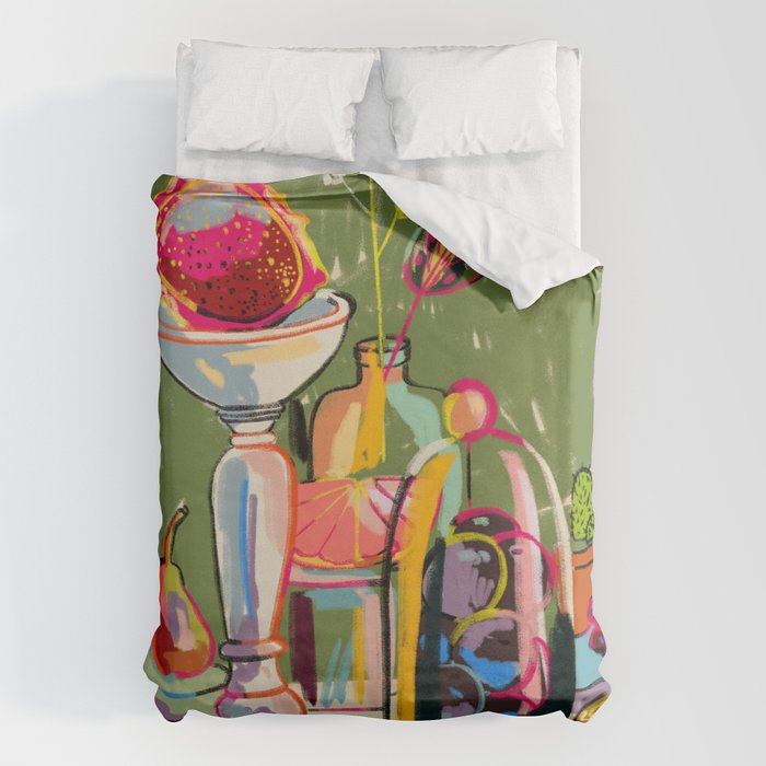 STILL LIFE WITH DRAGON FRUIT Duvet Cover Gallery Image 1