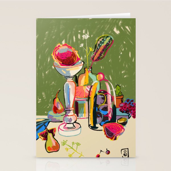 STILL LIFE WITH DRAGON FRUIT Stationery Card Gallery Image 2