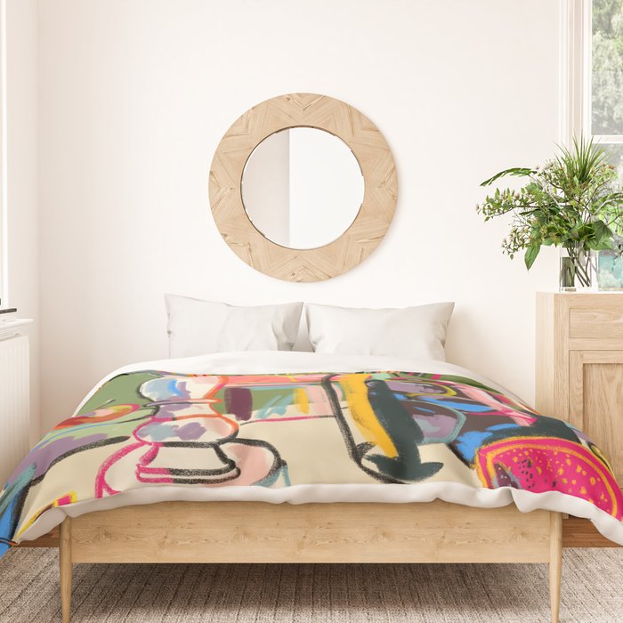 STILL LIFE WITH DRAGON FRUIT Duvet Cover Gallery Image 3
