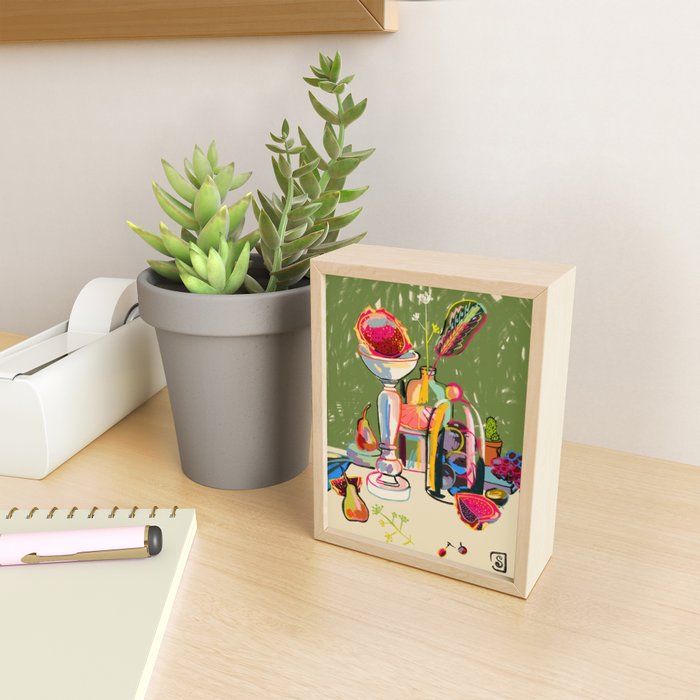 STILL LIFE WITH DRAGON FRUIT Mini Art Print Gallery Image 2