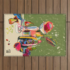 STILL LIFE WITH DRAGON FRUIT Outdoor Rug Gallery Image 1