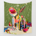 STILL LIFE WITH DRAGON FRUIT Wall Tapestry Gallery Image 4