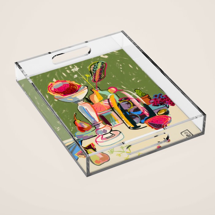 STILL LIFE WITH DRAGON FRUIT Acrylic Tray Gallery Image 1