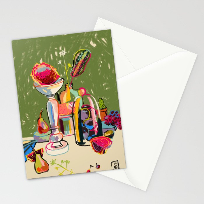 STILL LIFE WITH DRAGON FRUIT Stationery Card Gallery Image 2