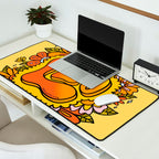 Leo Flowers Desk Mat Gallery Image 2