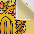 Leo Flowers Wall Tapestry Gallery Image 3