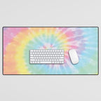 Pastel Tie Dye Desk Mat Gallery Image 1