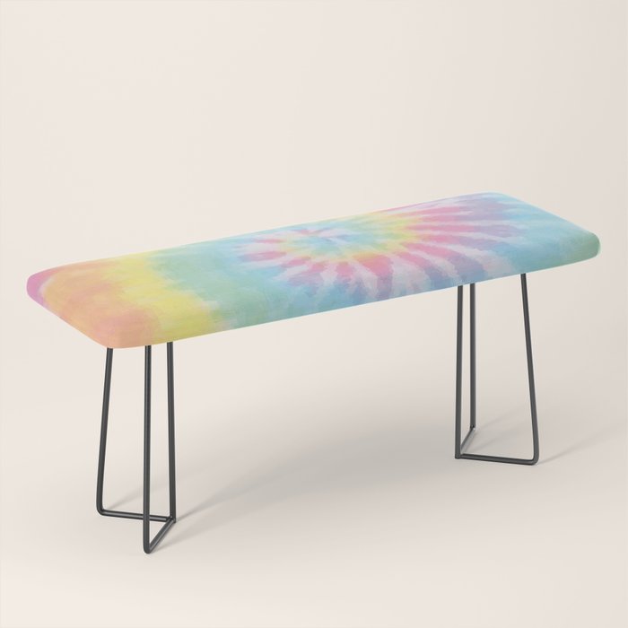 Pastel Tie Dye Bench Gallery Image 1