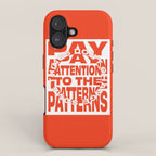 Pay Attention to the Patterns iPhone Case Gallery Image 1
