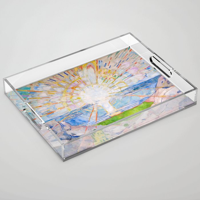 The Sun 1911 Edvard Munch Acrylic Tray Gallery Image 1